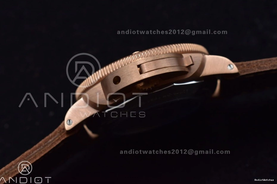Strap PAM382 Super V Clone N WrinkleFree P.9000 Brown Best Distressed Edition VSF Bronzo 987 1:1 Calfskin on 0806